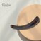 Parcelona French Plain Curve 4 1/4&rdquo; Tortoise Shell Brown Celluloid French Banana Hair Clip Flexible Ponytail Holder Fashion Durable Styling Paris Hair Accessories for Women, Made in France