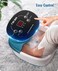 Foot Spa Bath Massager with Heat, Bubble, Vibration and Temperature Control, 22 Massaging Rollers Foot Soak Tub for Foot Pain Relief, Pedicure Foot Soaker with Acupressure Massage Points &amp; Red Light