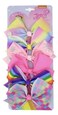 JOJO SIWA 12pcs Hair Bows Clips for Girls (2 Set) - 5 Inches Alligator Clips for Girls Large Bow