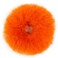 2pcs Pack Furry Faux Fur Hair Scrunchies Artificial Fur Hair Bobbles Elastic Hair Band Rope Wristband Ponytail Accessories (Orange)