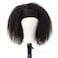 ISEE Hair Afro Kinky Curly Headband Wig Human Hair 180% Density Afro Wigs for Black Women Natural Curls 10A Glueless Human Hair Wigs (14 Inch)