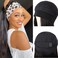 ISEE 10A Headband Wig Straight Human Hair Wigs for Black Women 180% Density Brazilian Virgin Hair Machine Made Headband Wig Non Lace Front Human Hair Wigs 22 inch