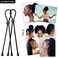 6PCS Adjustable Large Hair Ties Bungee Hair Ties Afro Puff Ponytail Ties Hairband for Women