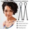 6PCS Adjustable Large Hair Ties Bungee Hair Ties Afro Puff Ponytail Ties Hairband for Women