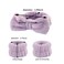 Skincare Headbands and Wristbands for Women Girls Headband for Washing Face for Women Girls Face Washing Wristbands for Women Girls Purple Spa Headband Face Wash Headband and Wristband Set
