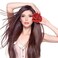Rose Brooch Pins with Red Floral Hair Clips and Headpiece - Large Hair Accessories for Women, Girls, Bride, Wedding