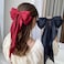 Red Bowknot Hair Bows Clips for Women Girls Satin Bow Hair Barrettes for Women Hair Bow Ribbon Barrette Clip for Bows Hair Ribbons Clips for Girls Women Bowknot Accessories