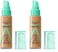 Almay Clear Complexion Acne Foundation Makeup with Salicylic Acid - Lightweight, Medium Coverage, Hypoallergenic, Fragrance-Free, for Sensitive Skin, 710 Natural Tan, 1 fl oz. (Pack of 2)