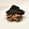 Silk Hair Scrunchies for Women Girls Satin Scrunchies Ribbon Hair Bobbles Ponytail Holders for Girls Soft Hair Rubber Bands for Womens Brown Elastic Hair Ties 3 Pcs