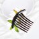 Rose Flower Hair Side Combs and Barrettes for Thick or Fine Hair - Artificial Roses Clip Accessories for Women and Girls