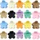 20PCS 1.57inch Cute Flower Claw Clips, Small Jaw Clips for Women Girls Thin/Medium/Thick Hair, 10 Colors Nonslip Strong Hold Clamps Catch Barrettes Hair Accessories