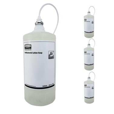 Rubbermaid Commercial One Shot Antibacterial Enriched Lotion Soap Refill, Floral, 800 Ml, 4/carton