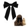 Black Velvet Hair Bow Clips Alligator Clips for Hair Bows Hair clips for Women Girls French Barrette Large Bowknot Hair Clip for Bride Wedding Hairpin