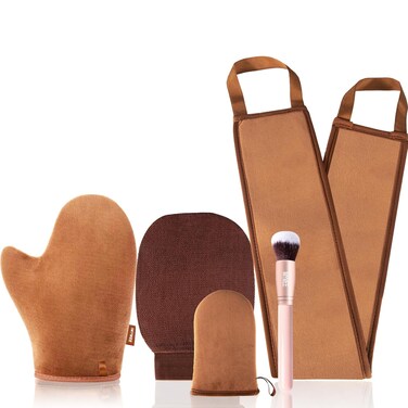 5 Pack Self Tan Mitt Applicator Kit,Self Tanning Mitt Applicator,Sunless Tanner Mitt,Tanning Mitts Self Tanner Glove Self Tanning Mit,Self Tanner Glove Tanning Glove For Self Tan Mit(Brown)