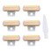 6PCS Ladies Shaver Replacement Head for Finishing Touch Flawless Body Rechargeable Women Hair Removal Shaver Bikini Trimmer Shaver Head with a Cleaning Brush(Shaver Head 6PCS + Brush)