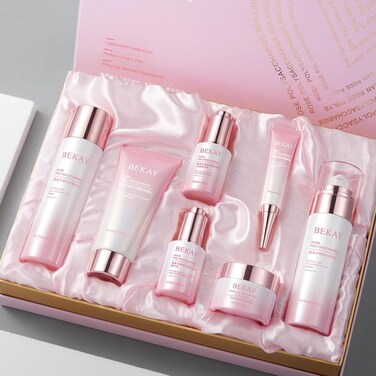 O'KADY women's skin care set anti wrinkle skin care routine set, Valentine's Day skincare gift set Turkic rose skin care gift set for womenBirthday Gifts for Mom Anniversary Valentine's Day Gifts