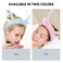 Beaupretty Spa Headband for Women, 2pcs Face Wash Headband Soft Elastic Hairband Cute Snail Headband Makeup Headband for Washing Face