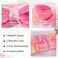 LADES Face Wash Headband and Wristband Set &ndash; Soft, Absorbent, Adjustable Headband &amp; Wristbands for Skincare, Makeup, and Spa Routine &ndash; Cute, Vibrant Colors, Value Pack