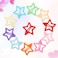 BENBO 30 Pieces Star Snap Hair Clips, Non Slip Star Metal Hair Snap Clips Colorful Stars Hair Barrettes Hairpins for Girls Women