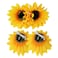 Sunflower Hair Barrettes Hair Clips for Women Girls Daisy Alligator Hair Clips for Teen Girls Summer Beach Hair Pins 4pcs