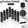 100 Pieces Black Hair Combs, Pocket Hair Combs Fine Dressing Comb for Women and Men
