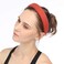 Padded Headbands Velvet Headband Puffy Sponge Thick Headbands Vintage Wide Headband for Women (Full Black)