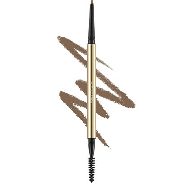 FOCALLURE Eyebrow Pencil,Dual-Sided Brow Brush,Long Lasting &amp; Smudge Proof Definer Eye Brow Pen Makeup,Retractable,Ultra Fine Tip,Fills in Sparse Areas and Gaps,Blonde