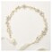 SWEETV Gold Flower Girl Headpiece for Wedding Crystal Floral Girls Headband Princess Hair Accessories for Birthday Party, Photography