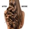 Velvet Heatless Curling Scrunchie, No Heat Curls for Long Hair, Soft Sleep-in Hair Roller (Black, 1 Count)