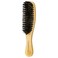 Boar Bristle Slick Back Hair Brush for Create a Sleek Frizz Free Hairstyle, Smoothing &amp; Sleek Ponytail Bun Hairbrush with Wide 7 rows of bristle bristles for Sectioning &amp; Parting for Women