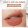 Mistine Makeup Lip Gloss Lip Plumber Non-sticky Tinted Lip Gloss Infused with 1% Peptide Moisturizing Shiny Lip Tint Hydrating Lifter Gloss Lightweight Feeling Lip Oil J01 Until Sunset 0.1 fl oz