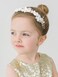 SWEETV Silver Flower Girl Headpiece for Wedding, Communion, Birthday Party - Princess Crystal Hair Accessories