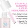 FOCALLURE Starfall Glowing Liquid Highlighter, Shimmering Body Oil, Non-Sticky Shimmer Liquid Luminizer, Non-Greasy, Face &amp; Body Glitter Makeup for Costumes, Cosplay, Rave Festival, OMINOUS LIGHT