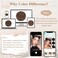 HANYUDIE Space Buns Hair Pieces 2PCS Claw Clip in Hair Bun Mini Bun Hair Scrunchies Extension for Women Girls Brown