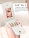 Tweezers Set for Women Facial Hair: 4Pcs Stainless Steel Eyebrow Tweezer Set with Travel Mirror Case, Suitable for Everyday Use in Car, Purse