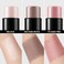 FOCALLURE 3 Pcs Cream Contour Sticks,Shades with Highlighter &amp; Bronzer &amp; Blush,Non-greasy Long-wear Face Contouring Pen,Easy to Sculpt the Face and Create a Lightweight Finishing Makeup,FAIR-LIGHT
