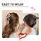 Hair Bows Claw Clips for Women, 6Pcs Large Ribbon Bow Hair Claws for Thick Hair, Strong Hold Nonslip Hair Styling Accessories