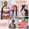 32 inch Long Braided Ponytail Extensions for Women, Straight Wrap Around Hair Extensions With Hair Tie, Natural Soft DIY Synthetic Ponytail Daily Wear (Natural Black)