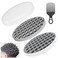Curling Hair Brush Set with a Comb, Silicone Curl Brush for Men Women, Twist Brush for Afro Curls, Washable and Durable, Two-Sided Use (Gray, 1 Pcs)