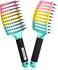 KTKUDY Wet or Dry Detangling Hair Brush for All Hair Types - Eliminates Knots &amp; Reduces Breakage Hairbrush - Tangle Free Detangler Brush For Women Men &amp; Kids, Single, 1 Count