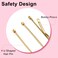 TsMADDTs Hair Pins, 200PCS Blonde Bobby U Shaped Hair Pins for Women, Buns Nets with Box, 2.4IN &amp; 2IN