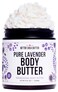 Lavender Body Butter with Shea Butter, Jojoba Oil &amp; Lavender Essential Oil - Natural Lotion for Women, Non-Greasy Moisturizer for Dry Skin, Whipped Body Cream with Lavender Oil for Skin