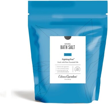 Edens Garden Fighting Bath Salt Soak &ndash; Immunity Blend with Pure Essential Oils, Epsom &amp; Dead Sea Salt with Magnesium &ndash; Natural Relief, Wellness &amp; Relaxation Bath Salts for Women &amp; Men, 10 oz (283 g)