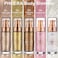 PHOERA Body Shimmer Oil, Body Bronzer Shimmer Oil,Body Glow Oil Shimmer Highlighter Luminizer Body Illuminator with Body Makup Bursh,Self Tanning Lotion,1oz/Jars (2PCS 103 Glistening Bronze)