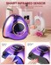 UV Led Nail Cure Lamp, 280W Led Light Nail Dryer for Gel Nails with 66 Lamps Beads, 4 Timer Setting &amp; Auto Sensor, Professional Curing Gel Polish UV Lamp for Salon Home, Quick Drying Manicure Light