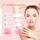 Painless Hard Wax Beans for Hair Removal, 10.5oz Upgraded Formula for Face, Eyebrow, Brazilian Bikini with 10 Applicators (3 Rose)