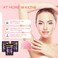 Wax Beads for Hair Removal, 10.5oz Upgraded Formula Painless Hard Wax Beans Waxing Beads for Face, Eyebrow Brazilian Bikini Refill 3 Packs with 10pcs Applicators (3 Violet)