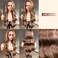 Honey Blonde Lace Front Wig, Body Wave Synthetic Lace Front Wig Pre Plucked Glueless Wig for Women, 4/27 Highlight Ombre Honey Blonde Wig 13x5x1 Side Part Wig 24inch Bombshell Wig