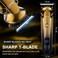Hatteker Men's Beard Trimmer Kit Electric Razor Shaver Professional Hair Clipper with Zero Gapped T-Blade Trimmer Nose Ear Beard Body Trimmer for Men Waterproof Cordless Grooming Kit 6 in 1