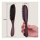 PERFEHAIR Boar Bristle Slick Back Hair Brush - Thick Natural Bristles for Smooth Sleek Styles, Tame Flyaways &amp; Frizz, Ideal for Slicking, Edge Control Women &amp; Men Ponytails &amp; Buns-Wooden Handle